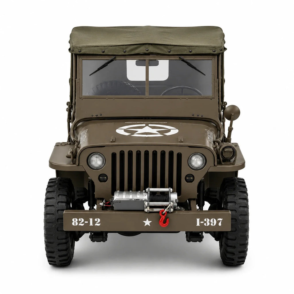 Original Willys Military RC Jeep with Canvas Cover & Winch