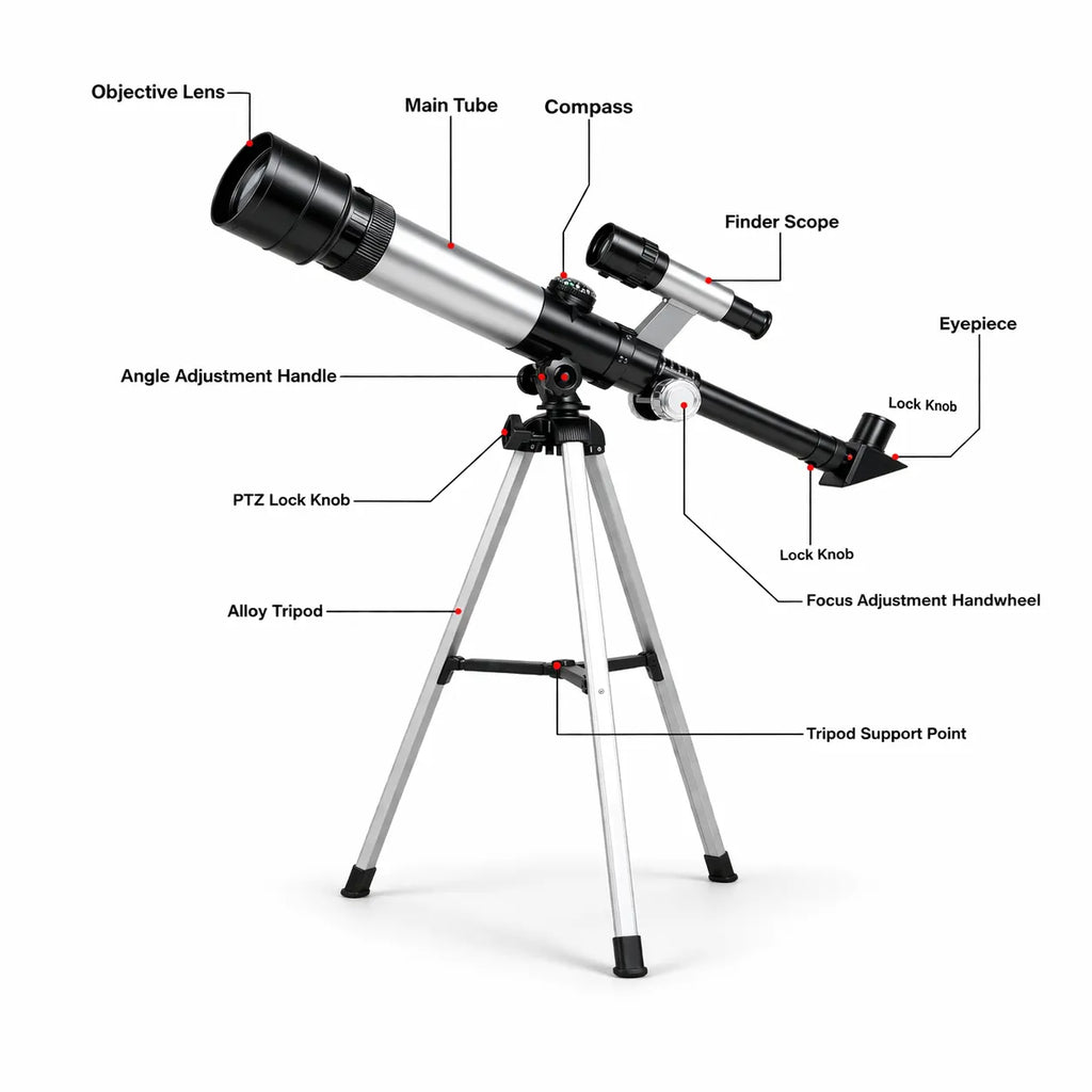 Professional Telescope (60X Magnification) with Tripod