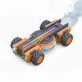 Stunt Spray RC Car