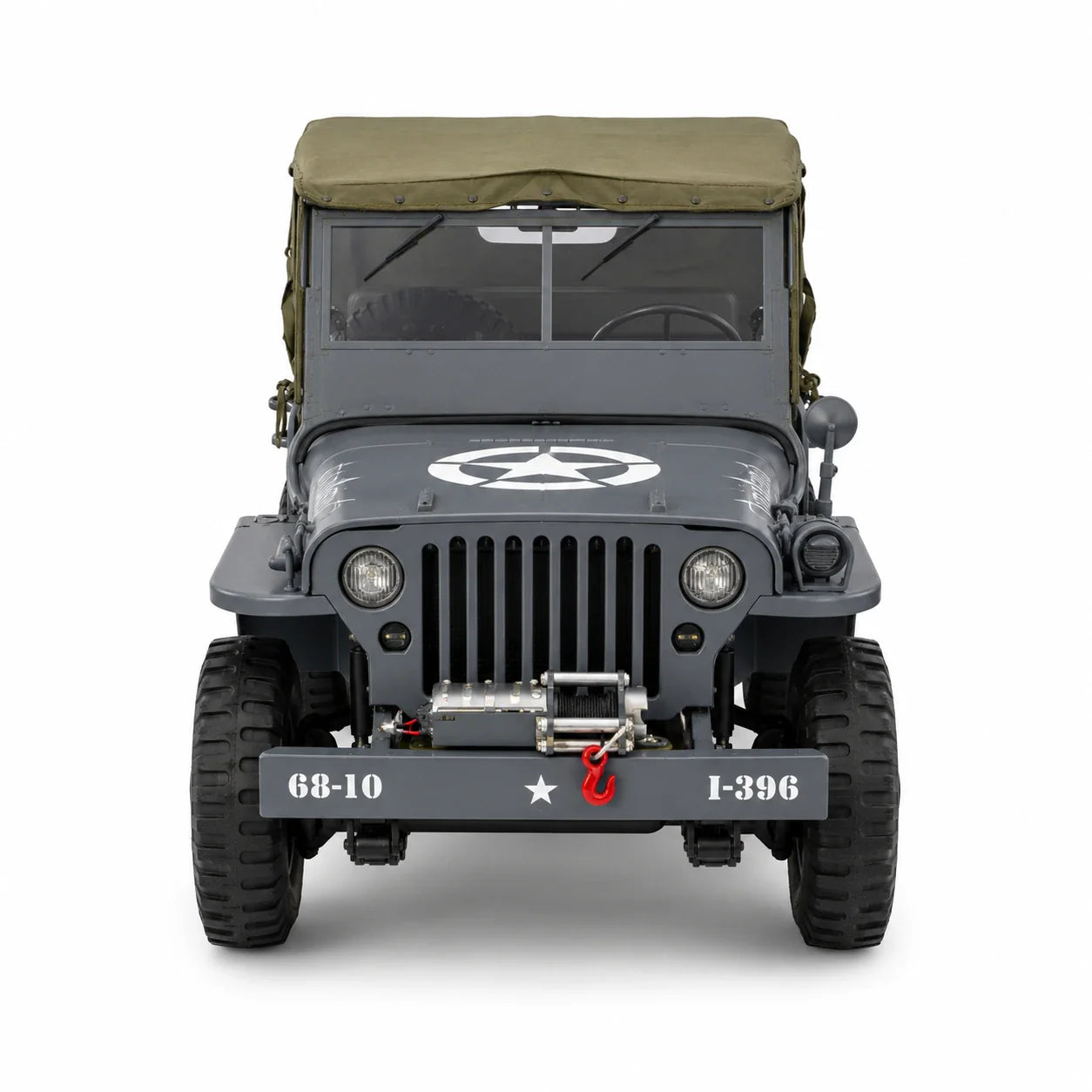 Original Willys Military RC Jeep with Canvas Cover & Winch