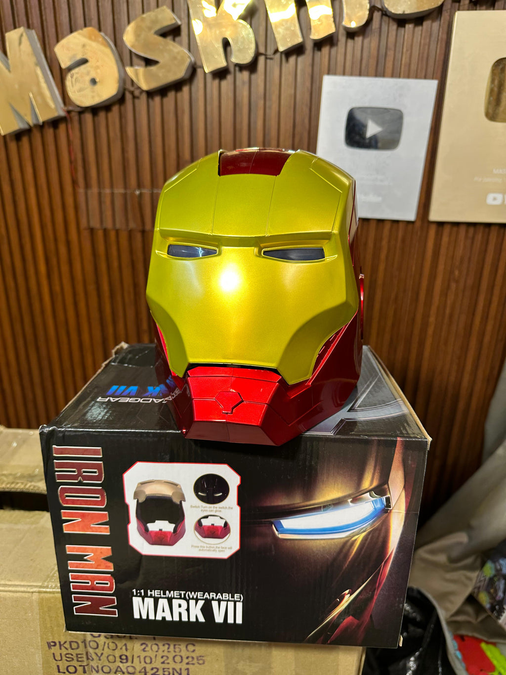 Iron Man Mask Helmet with Touch Open Face