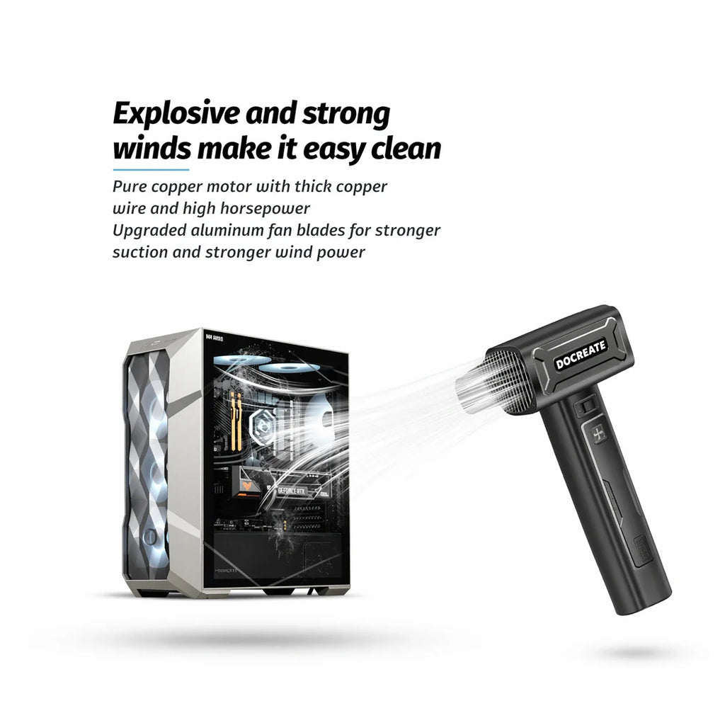 Docreate 700W High Pressure Air Turbo Fan